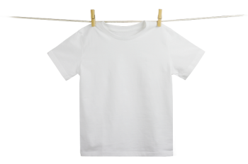 Dětské tričko z 100% biobavlny - bílé