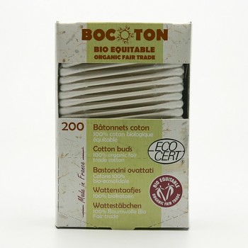Bocoton Vatové tyčinky z biobavlny, cotton buds 200 ks