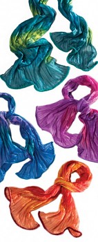 BOLD letní batikovaná šála - různé barvy