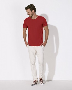STANLEY LEADS Pánské tričko s krátkým rukávem ze 100% biobavlny - červená