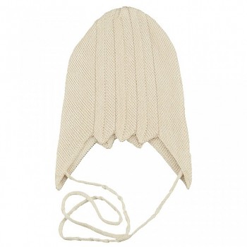 Kojenecká čepička ze 100% hedvábí - přírodní