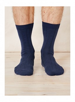 Klasické ponožky z konopí - tmavě modré  navy