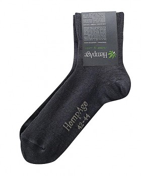 Ponožky z konopí - černá
