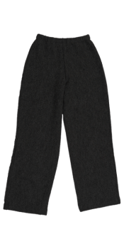 KREPP dámské teplákové kalhoty z vlněného buklé - tmavě šedá antracit