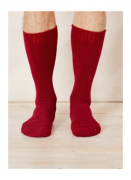 Pánské ponožky z bambusu - červená
