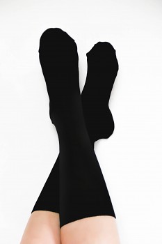 Ponožky ze 100% biobavlny - černá