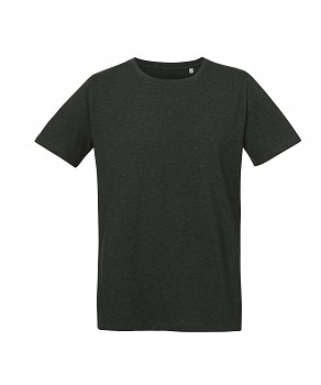 S&S LIVE unisex tričko s kulatým výstřihem ze 100% biobavlny - černá