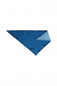 NICKY dětský šátek ze 100% biobavlny - modrá sapphire