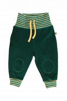 NICKY kojenecké kalhoty ze 100% biobavlny - zelená scandinavia