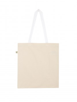 Biotaška HEAVY SHOPPER ze 100% biobavlny - přířodní/bílá