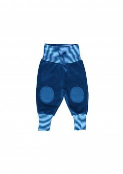 RINGEL kojenecké kalhoty ze 100% biobavlny - modrá atlantic 