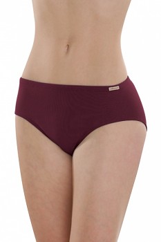 Comazo Earth Dámské klasické kalhotky (jazz panty) ze 100% biobavlny - fialová burgund 