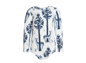 MOUNTAIN WINTER dětské body s dlouhými rukávy ze 100% biobavlny 