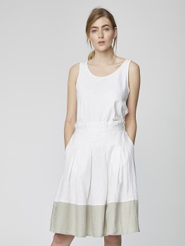 ROSABEL dámská sukně ze 100% konopí - bílá