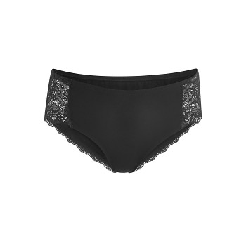 EVANA dámské kalhotky panty z biobavlny - černá
