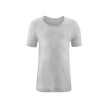 GOAT unisex dětské tričko s krátkými rukávy ze 100% biobavlny - světle šedá melange