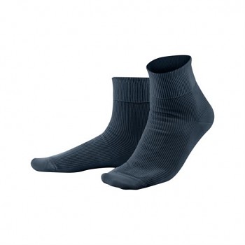 Unisex žebrované ponožky ze 100% biobavlny - tmavě modrá navy