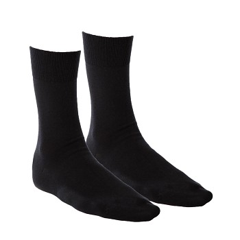 BUSINESS unisex ponožky z biobavlny - černá (2 páry)