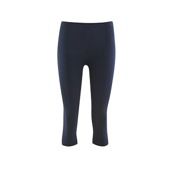 ELLEN Dámské 3/4 legíny z bio biobavlny - tmavě modrá dark navy