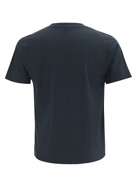 Pánské/unisex  tričko s krátkými rukávy z 100% biobavlny - modrá denim