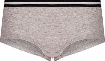 Comazo Earth Dámské sportovní kalhotky panty z biobavlny - šedá melange