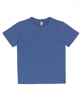 Dětské tričko z 100% biobavlny - modrá faded denim