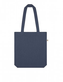 Nákupní taška SALVAGE TOTE z recyklované biobavlny a PET - tmavě modrá denim melange