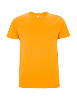 Pánské/unisex tričko s krátkými rukávy ze 100% biobavlny - žlutá gold