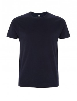 Pánské/unisex tričko s krátkými rukávy ze 100% biobavlny - tmavě modrá navy