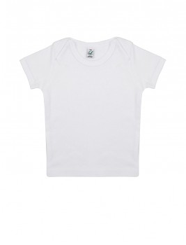 Dětské tričko s krátkými rukávy ze 100% biobavlny - bílá