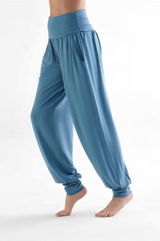 TRUENORTH W´S dámské kalhoty na jógu z tencelu - modrá atlantik