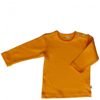 LANG dětské tričko ze 100% biobavlny - žlutá sun