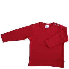 LANG dětské tričko ze 100% biobavlny - červená brick