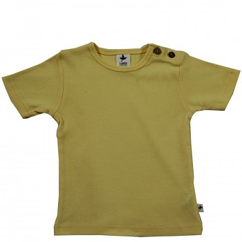KURZ dětské tričko ze 100% biobavlny -  žlutá citron