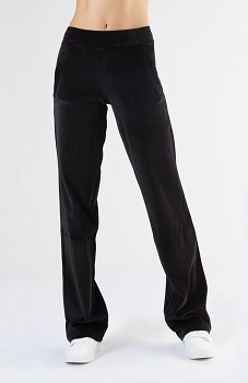 Albero dámské teplákové kalhoty ze 100% biobavlny - černá