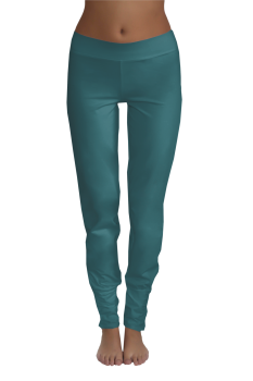 Albero dámské kalhoty na jógu z biobavlny - modrá tanne