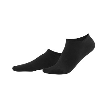 ABBY dámské kotníkové ponožky z biobavlny - černá (2 páry)
