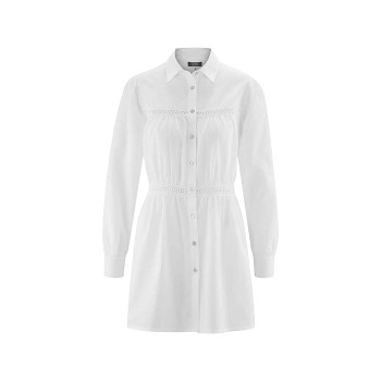 KATHARINA dámský košilový top ze 100% biobavlny - bílá