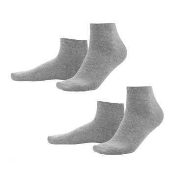 CURT pánské ponožky z biobavlny - světle šedá stone (2 páry)