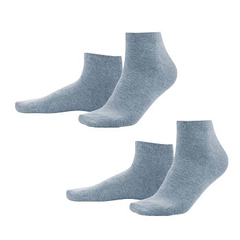 CURT pánské ponožky z biobavlny - světle modrá infinity (2 páry)
