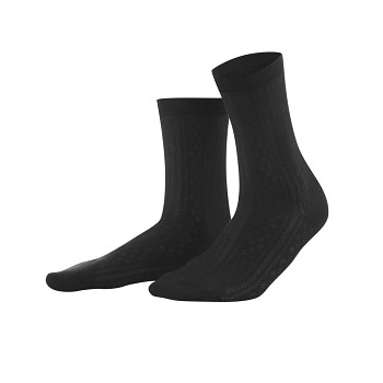 KATALIN dámské letní ponožky z biobavlny - černá