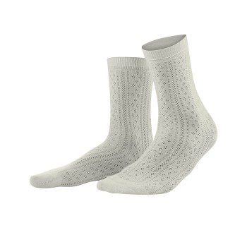 KATALIN dámské letní ponožky z biobavlny - bílá natural