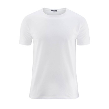 FABIAN Pánské tričko s krátkými rukávy ze 100% biobavlny - bílá (2 kusy)