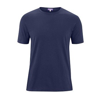 FABIAN Pánské tričko s krátkými rukávy ze 100% biobavlny - tmavě modrá navy (2 kusy)