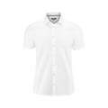 KELVIN pánská košile s krátkými rukávy ze 100% biobavlny - bílá