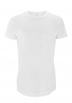 CC Dlouhé pánské tričko ze 100% biobavlny - bílá