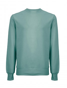 Klasická pánská/unisex mikina ze 100% biobavlny - šedozelená slate