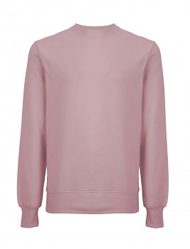 Klasická pánská/unisex mikina ze 100% biobavlny - fialová rose