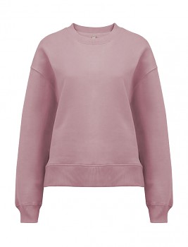 Dámská mikina ze 100% biobavlny - fialová rose