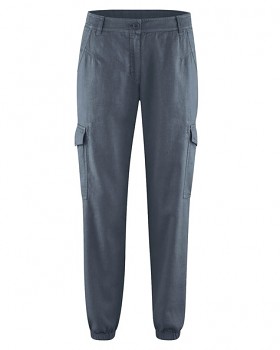 CARGOS dámské kalhoty z konopí a biobavlny - tmavě šedá dark